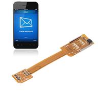 Adattatore Doppia Scheda Micro SIM, Adattatore di Estensione Scheda Micro SIM Maschio-femmina, Scheda Micro SIMda Nano SMI a Scheda Micro SIM Standard, Estensore Micro SIM Ultra Sottile per Smartphone