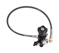 Adattatore doppio cilindro calibro 7/8-14UNF per serbatoi d'aria | Doppio manometro ad alta pressione, valutazione 6000 psi, monitoraggio preciso del serbatoio, filettatura 7/8-14UNF