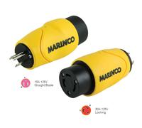 Adattatore Dritto Marinco 15A Maschio Dritto 30A Femmina Connettore S15-30