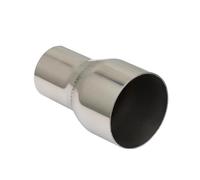 Adattatore Dritto Universale In Acciaio Inossidabile Riduttore Per Auto Moto Marmitta Di Scarico Tubo Saldato Diverse Dimensioni Disponibili Terminale Di Coda(O.D 54mm-60mm)