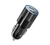 Adattatore Dual PD da 40 W, tipo di ricarica USB C for telefono cellulare, adatto for Xiaomi 15, for accendino Huawei(Silver)