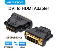 Adattatore DVI (24 + 1) VENTION, adattatore ad alta definizione DVI (24 + 1), 1080P@60Hz, adatto per dispositivi come computer desktop, laptop, decoder, televisori, proiettori, monitor Policloruri di