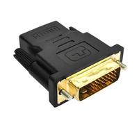 - Adattatore DVI - BI Direzione DVI -I, convertitore maschio a maschio da 1080p | Trasmissione del segnale stabile placcato oro, per adattatore DVI per PC, computer, monitor e televisori, alta