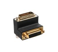 Adattatore DVI-I - angolato 90 - digitale+analogico spina 24+5 - presa NEW