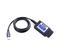 Adattatore ELMconfig OBD2, bbfly VINT-TT55502 Modificato per Tutti i Sistemi Windows Compatibili con Macchine e Strumento di Scansione Accessori Camioncino Leggero di Ford, MS-CAN