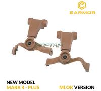 Adattatore elmetto FLUX/MTEK COYOTE BROWN Tactical arm M16A per M32 Mark 4 / PLU