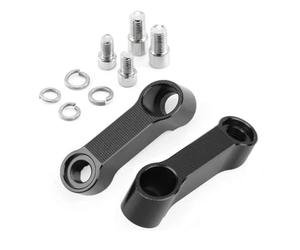 Adattatore Estensione Specchietto Retrovisore Per Suzuki Accessori | DL250 DL650 DL1000 Per V-Strom 800DE 650 250 1050 XT(Black)