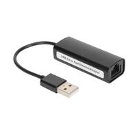 Adattatore Ethernet ad ampia compatibilità, convertitore da USB a RJ45 compatto e portatile per giochi online, riunioni, lezioni, accesso a Internet