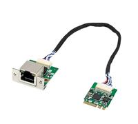 Adattatore Ethernet chiave E da 2, 5 Ghz per reti a basso ritardo nei giochi e nei casi utilizzo professionale Scheda rete PCIe facile configurazione