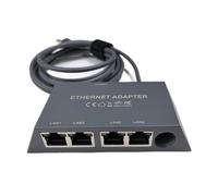 Adattatore Ethernet con 4 porte RJ45 per Starlink Gen3/Mini Adattatore Ethernet con rete esterna cablata per altri dispositivi e cavo di rete
