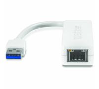 Trendnet TU3-ETG adattatore per inversione del genere dei cavi USB 3.0 RJ-45 Bianco ( TU3-ETG )