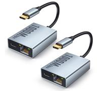 Adattatore Ethernet da 1000 Mbps per Chromecast con Google TV, ELECTOP USB tipo C a RJ45 Gigabit Ethernet adattatore di rete compatibile con Google TV Chromecast HD/4K e altre TV Stick streaming,