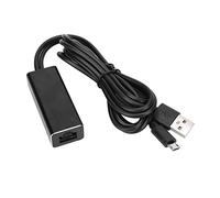 Adattatore Ethernet da Micro USB a RJ45, Scheda di rete LAN per TV Stick, Adattatore Plug and Play 100Mbps in lega di alluminio con cavo da 1 m, compatibile con Smart TV e