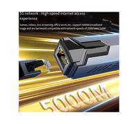 Adattatore Ethernet da TYPE-C A 5 Gbps, Scheda di Rete Gigabit RJ45 Compatibile con RTL8175 per NAS Win11 PC Gaming
