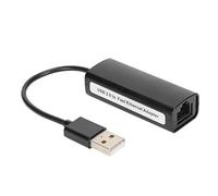 Adattatore Ethernet da USB a 10 100 Mbps, Adattatore di Rete LAN Cablato Connessione Stabile, Adattatore Ethernet USB Plug And Play per Giochi, Riunioni, Lezioni