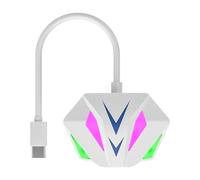 Adattatore Ethernet di tipo C - Adattatore Ethernet di rete veloce da 100 Mbps | Lavoro e intrattenimento Nessun driver Adattatore Plug and Play per streaming live