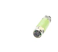 Adattatore Ethernet femmina-femmina M12 D Code 4 pin, connettore accoppiatore industriale Cat5e impermeabile IP67(PCM-0858)