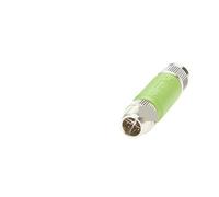 Adattatore Ethernet femmina-femmina M12 D Code 4 pin, connettore accoppiatore industriale Cat5e impermeabile IP67(PCM-0857)