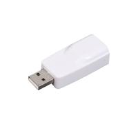 Adattatore Ethernet LAN USB A RJ45 Scheda di Rete USB2.0 da 100 Mbps per PC Laptop Desktop DVB Set Top Box Drive-Free Bianco