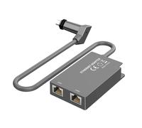 Adattatore Ethernet Link Star, 2 Porte Adattatore Ethernet Gen 2 Ports Gen 2 a RJ45 Connessione di Rete Stabile Esterna Cablata, 2 Dispositivi in Rete Contemporaneamente