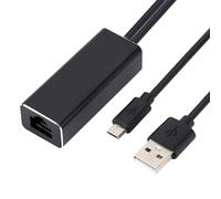 Adattatore Ethernet per Fire TV Stick & Chromecast, Micro USB a RJ45 LAN adattatore di rete 100Mbps