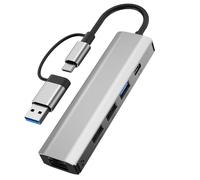 Adattatore Ethernet RJ45 100mbps/1000mbps con tipo C USB3.0 USB2.0 Docking Station USB Expander USB per connessione a Internet