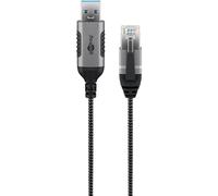 Adattatore Ethernet USB 3.0 a RJ45 Goobay 74397 5 m Nero/Argento