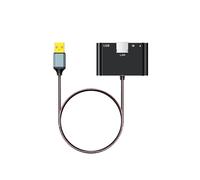 Adattatore Ethernet USB 4 In 1 Multifunzione, Scheda di Rete USB, Scheda Audio/Suono USB RJ45 Lan da USB A 3,5"