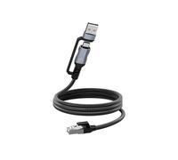 Adattatore Ethernet USB A USB C A RJ45 100 Mbps Cavo di Rete LAN RJ45 A USB/Type-C 100 Mbps per Laptop, PC, Telefono Cellulare