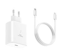 Adattatore europeo da viaggio 45W per Samsung Galaxy S24 S23 S22 S21 Ultra Plus iPhone MacBook iPad UE Internazionale Adattatore di Alimentazione USB C Caricatore da Parete PD PPS Italia Spagna euro