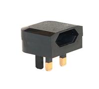 Adattatore europeo europeo per plug europeo per il Regno Unito Adattatore da spina all'aperto Adattatore da viaggio Black ..