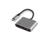 EWENT ADATTATORE USB TYPE-C A HDMI & VGA 0.15 mm EW9700 NEW