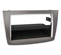 Adattatore facciata 2 DIN per con tasca vuota Alfa Romeo Mito grigio