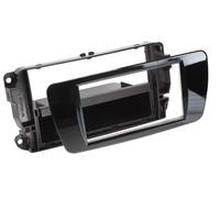 Adattatore facciata 2 DIN per con tascabile Seat Ibiza 2008 > pianoforte nero