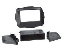 Adattatore facciata 2 DIN per Jeep Renegade 2014-> nero