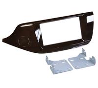 Adattatore facciata 2-DIN per Kia cee'd 04/2012 > pianoforte / marrone