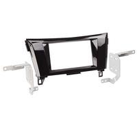 Adattatore facciata 2 DIN per Nissan Qashqai 2014 -> pianoforte nero
