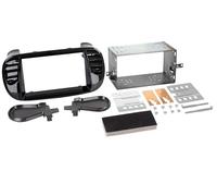 Adattatore facciata 2 DIN per pianoforte nero Fiat 500/500 C
