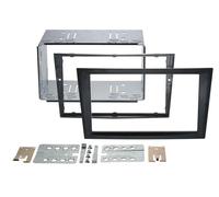 Adattatore facciata soft touch 2 DIN Opel Combo / Corsa / Meriva carbone