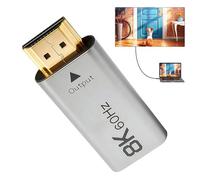 Adattatore Female to Male per Telefono,Convertitore Plug and Play 8K - Adattatore per Console di Gioco a 60Hz a Bassa Latenza - per Laptop, Computer, Monitor, Proiettore, Console di Gioco e TV