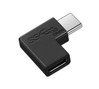 Adattatore femmina di tipo C, adattatore da maschio a femmina di tipo C,10 Gbps Attacco di trasferimento dei dati 'adattatore di estensione a 90 gradi | Plug and Play Forniture per dispositivi elettro