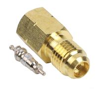 Adattatore filettato da 1/4 SAE in a 1/4 maschio out con design a mano sinistra per R32 e per compatibilità cilindro R454ABC in unità CA