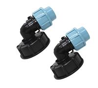 Adattatore filettato del connettore S60x6 del carro armato di IBC | Connettore in plastica per serbatoio dell'acqua e tubo flessibile da giardino