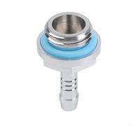 Adattatore filettato G1/4, per raffreddamento ad acqua, PC in ottone cromato, ugello per tubo da 8 mm, per radiatore per serbatoio pompa (5 mm)
