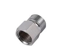 Adattatore filettato maschio M18 in argento da 1/2" a 3/4" Connettore filettato da 18 mm per riparazione di conversione rubinetto Pompa rubinetto Accessori purificatore, tipo 1