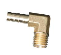 Adattatore filettato maschio metrico con portagomma in ottone(M12x1.75-8mm)