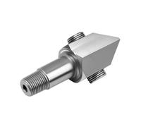 Adattatore filettato per sensore di pressione dell'olio in acciaio inossidabile per spruzzatori Airless Graco ProX21/ProX17/ProX19, 6 x 3 x 5 cm, argento