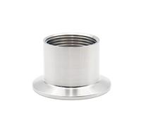 Adattatore Filo Femminile SS304 Raccordi per Tubi della Galleria in Acciaio Inossidabile Adattatore Tri Adattatore 1/2 ", DN8 Ferrule25.4mm, 1 PC