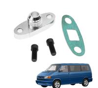Adattatore flangia di overflow olio turbo, flangia di scarico olio turbo | Guarnizione di scarico olio del kit flangia turbo,Proof perdita Adattatore in lega di alluminio Roust Turbo