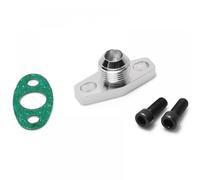 Adattatore flangia di scarico ritorno olio turbo AN10 compatibile con GT28 GT30 GT35 T25 EP-TF006